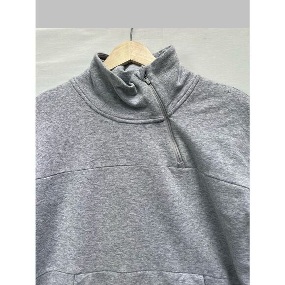 The North Face Cropped Asymmetrical Zip Sweatshirt size Large - Picture 4 of 8